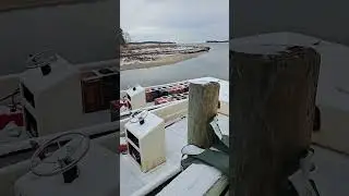 Winter work #seafarm  #oysterfarm #aquaculture #NewEngland