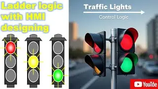 Traffic Light Ladder Logic PLC Program full Video || traffic light ladder logic plc program