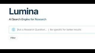 Lumina Tool: AI Answer Engine for Science