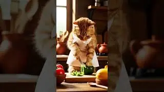 🐱 Cute Chef Cat Cooking &ndash; The Most Adorable Kitchen Moment Ever! 🍳✨