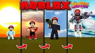 ROBLOX - BABY TO BOSS, PEW PEW SIMULATOR!!!