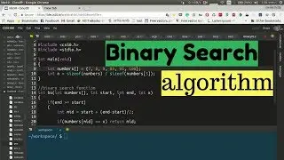 Binary Search with example - Algorithm