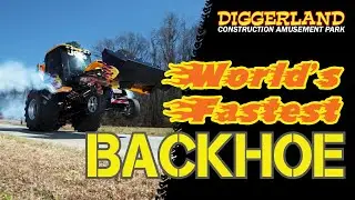 The World's Fastest Backhoe at Diggerland USA