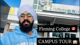 Fleming College Campus Tour 2025🇨🇦 | Full Walkthrough of Campus | Peterborough🍁