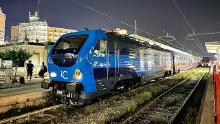 NUOVA LIVREA INTERCITY ANCHE PER LE E402B&hellip; Nuova Locomotiva al traino del ICN 752 +E402B IC SUN!