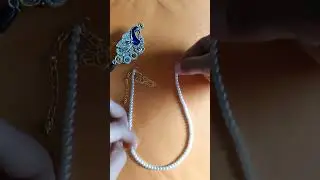Necklace #diy #creative #artandcraft #video #pearl