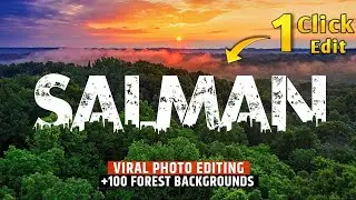 How to edit viral name photo editing | viral name art photo editing app | urban jungle font