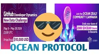 INTRODUCING OCEAN PROTOCOL || CAMPAIGN GITHUB & ZEALY TOTAL PRIZE POOL 10.000 USD + 2000 OCEAN