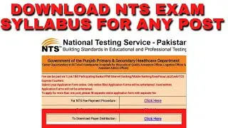 NTS Test syllabus 2022 | NTS Test pattern for 2022 | NTS Test Preparation 2022 for any post | #NTS