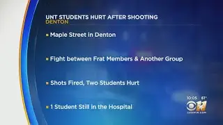 2 UNT Students Injured In Shooting On Campus Possibly Involving Fraternity, Police Say