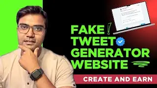 Fake tweet generator tool website Just 5 mins. Can you earn? 😱