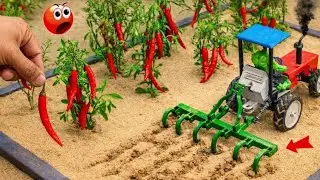 Diy mini tractor making agriculture cultivator for Chilli Farming | pouch machine  diytractor