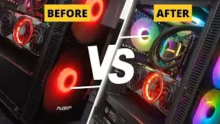 How to Replace CPU Cooler with AIO Liquid Cooler | Enermax Liqmax III AIO PC Upgrade