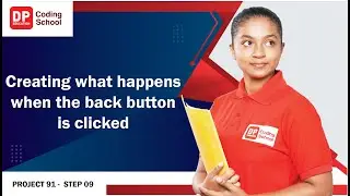 Project 91 Step 9 - Creating what happens when the back button is clicked