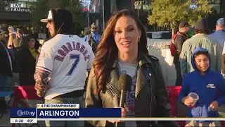 Crowds gather for Texas Rangers World Series parade