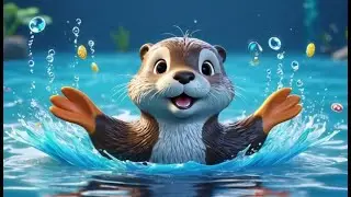 La nutria traviesa salpicó los números | Canciones Infantiles y Rimas para Niños