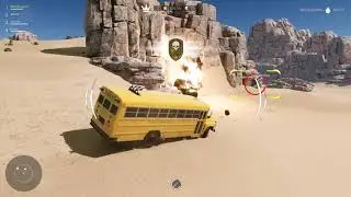 Diesel Guns: School Bus Offline Deathmatch Gameplay (Desert) [Alpha v0.8.7.0]