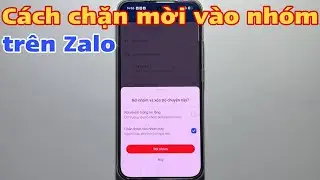 How to block group invitations on Zalo