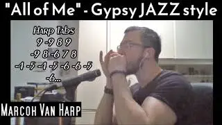 All of Me - Harmonica Tabs Video (Gypsy Jazz Style)