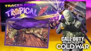 NEW Tracer Pack Tropical (PURPLE AND YELLOW TRACERS) Showcase | Black Ops Cold War