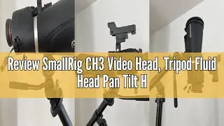 Review SmallRig CH3 Video Head, Tripod Fluid Head Pan Tilt Head with Quick Release Plate for Arca Sw