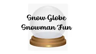 2022 Snow Globe Snowman Cross-Stitch Fun