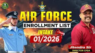 Airforce intake 01/2026 Final Enrollment list out 🎉 हो गया इतने बच्चों का सिलेक्शन 💪 CPDA