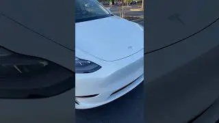 I BOUGHT MY DREAM CAR!! // white tesla model y 2024 + new car tour