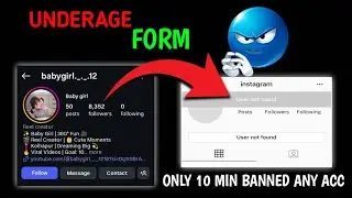 Instagram Under Age Ban Method 🚫 | How To Ban Instagram Account 🚫 | Banning #instagram #instagramban