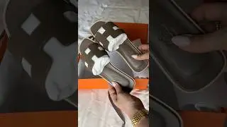 Hermes Oran Sandals Unboxing #luxurylifestyle #luxuryunboxing #designershoes #hermeslover