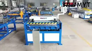 MYT&reg; Auto duct line 3 1250mm rectangular duct making machine for HVAC making
