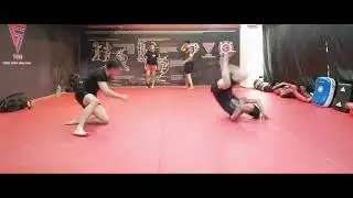 Jump forward roll