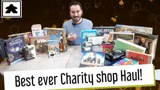 Best ever Board Game Charity Shop Haul - 5 tips to find amazing games in thrift stores