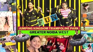 Jumping kingdom trampoline Park : Greater noida WEST #trampolinepark #fun 