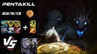 JUNGLE Kindred vs Diana [PENTAKILL] - NA Challenger Patch 25.S1.3