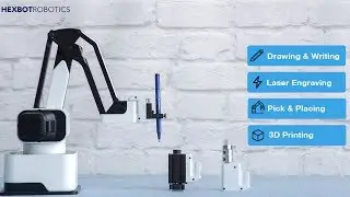 Hexbot - The Modular All-In-One Desktop Robot Arm