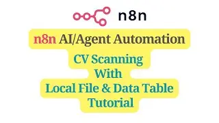 [n8n tutorial] - CV Scanning with Local File (pdf, docx) and Data Table
