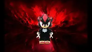 Custom Lego Shadow The Hedgehog Sonic 3 Movie Version Minifigure!