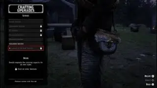 RDR2 Arthur unlocks and gets unlimited valuables satchel