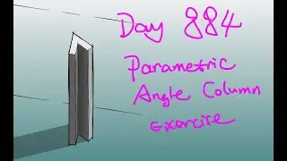 Revit Exercise (Day 884) - Parametric Two Level Based Angle Column Family From Scratch
