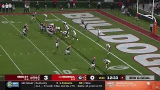 JT Daniels First Georgia Touchdown | 2020 College Football