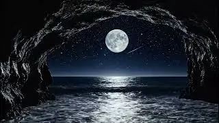 Moon From a Cave 🌙 Deep Brown Noise & Ambient Sounds for Sleep, Study & Relaxation