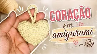 Coração em Amigurumi #croche #amigurumi 