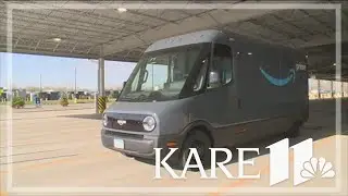 Amazon rolls out new fleet of fully electric delivery vans