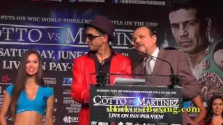Cotto vs Martinez Final Press Conference