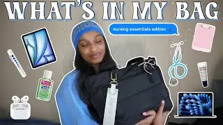 WHAT'S IN MY BAG⋆ 𐙚 ̊.| bagsmart bag + essentials you need for clinical | Aniyah Victoria
