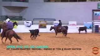 Cullen Chartier Leads Open Derby 1st Go at 2017 Southern Futurity