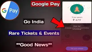 Google Pay Go India Goa Event Answers | Win Upto Rs 500, City Tickets & Kms |  Unlimited Scratch Car