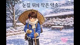 [AI Music] 눈길 위의 작은 약속｜잠들기 전 들려주는 따뜻한 동화송 🌙｜힐링 포크 감성 AI 음악｜위로와 쉼이 되는 노래