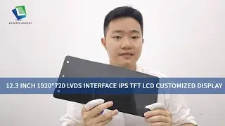 12.3 Inch 1920*720 LVDS Interface IPS TFT LCD Customized Display